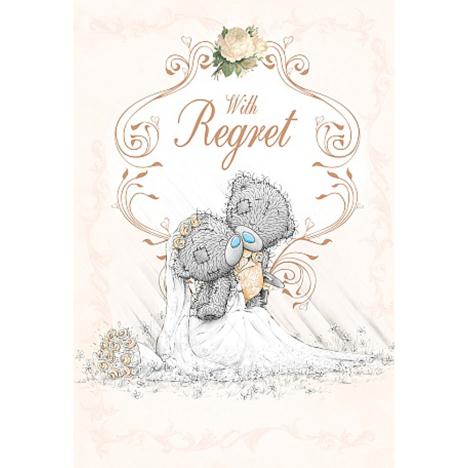 Wedding Invitation With Regret Me to You Card £0.89